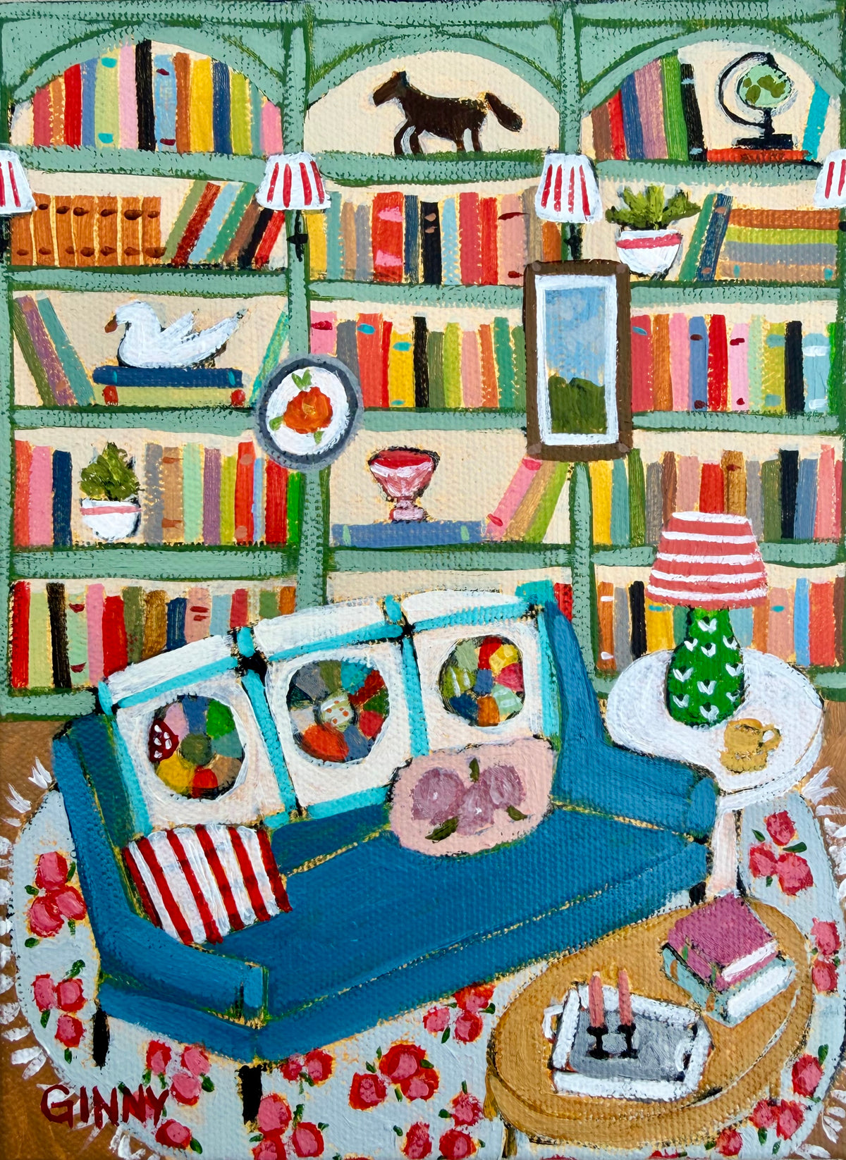 Home Library No.6 8x6"
