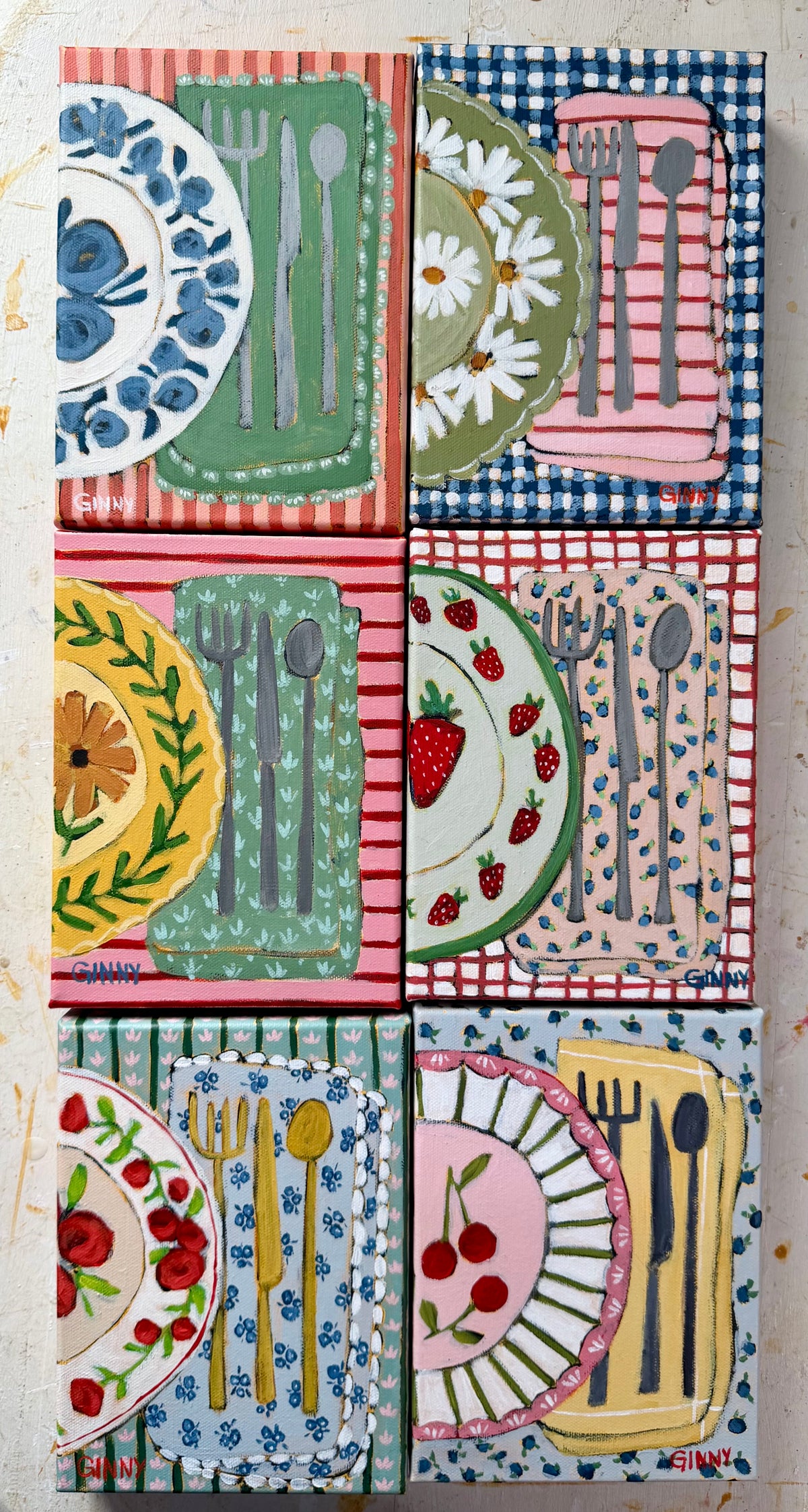 Place Setting No.6 8x6"
