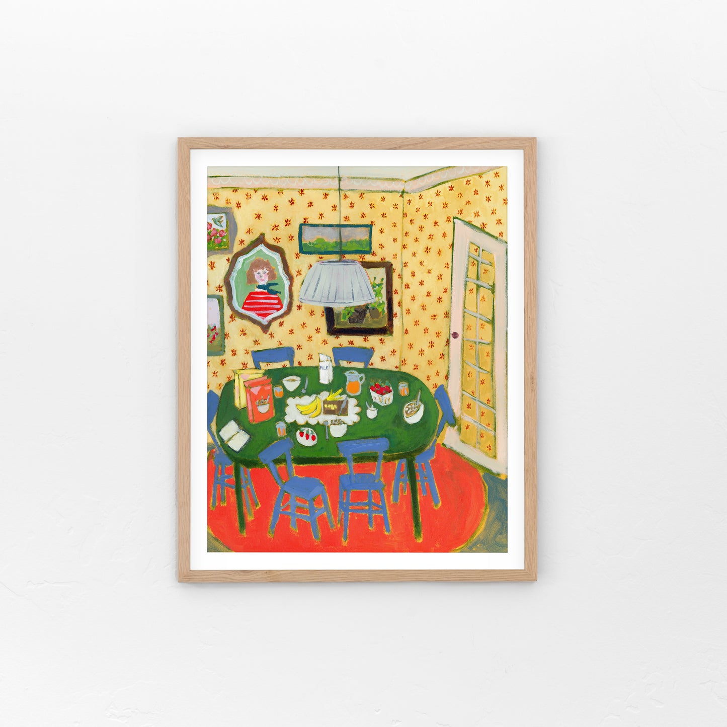 Cereal & Bananas Art Print