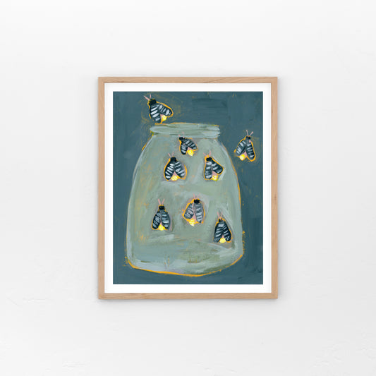 Fireflies No.2 Art Print