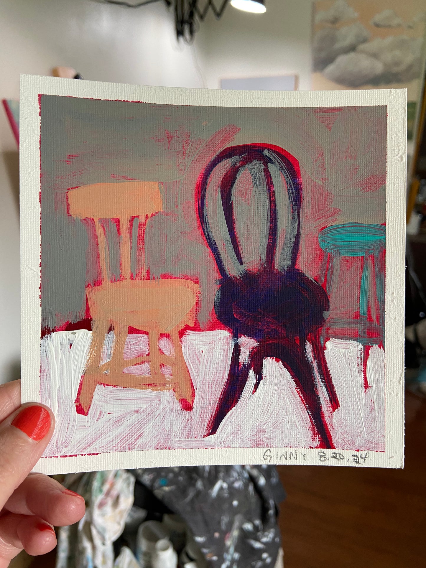 Chairs Mini Paintings