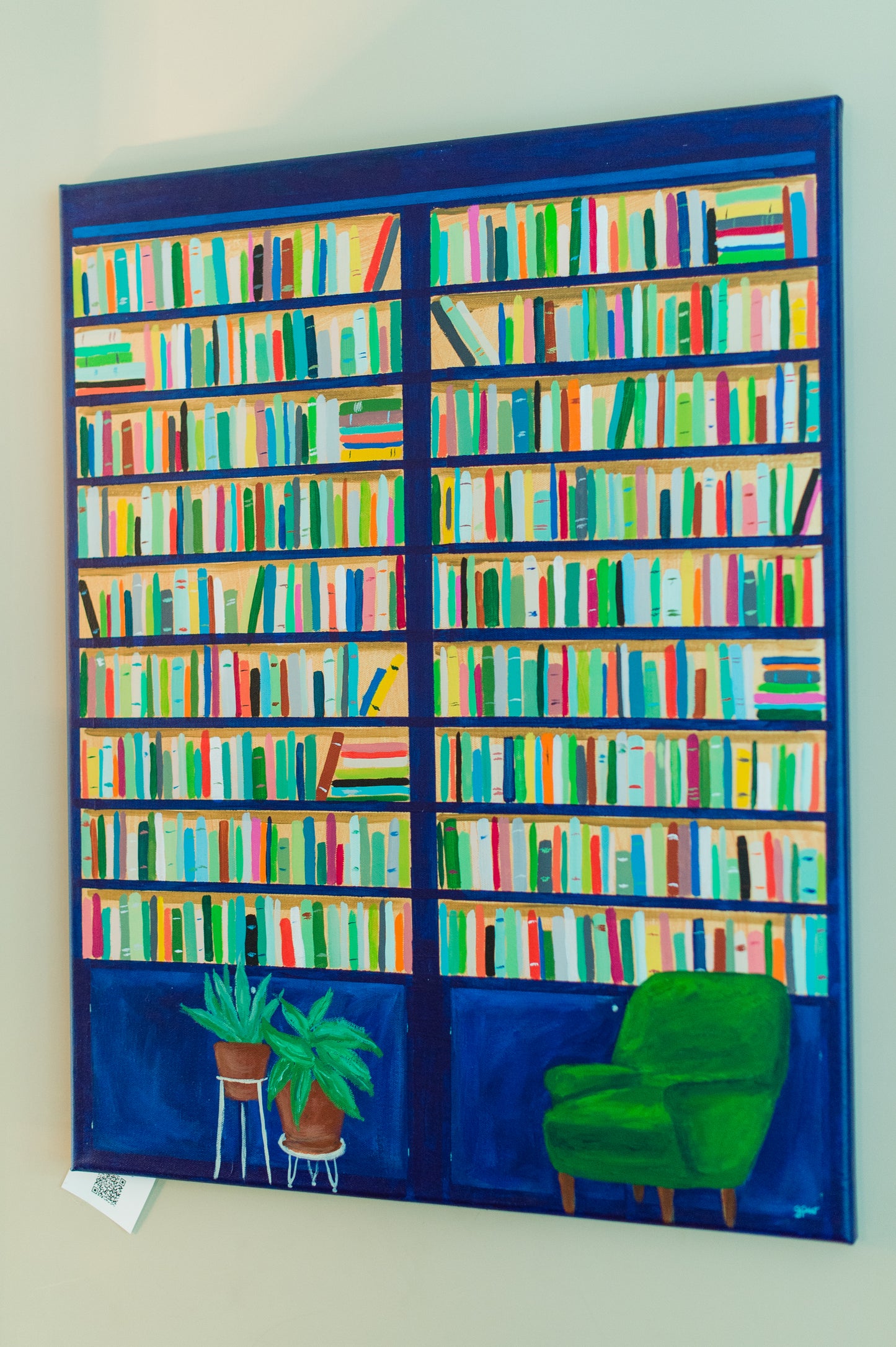 Blue Bookshelves No. 1