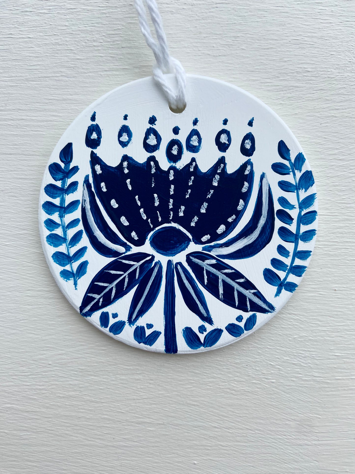 Blue & White Ornaments