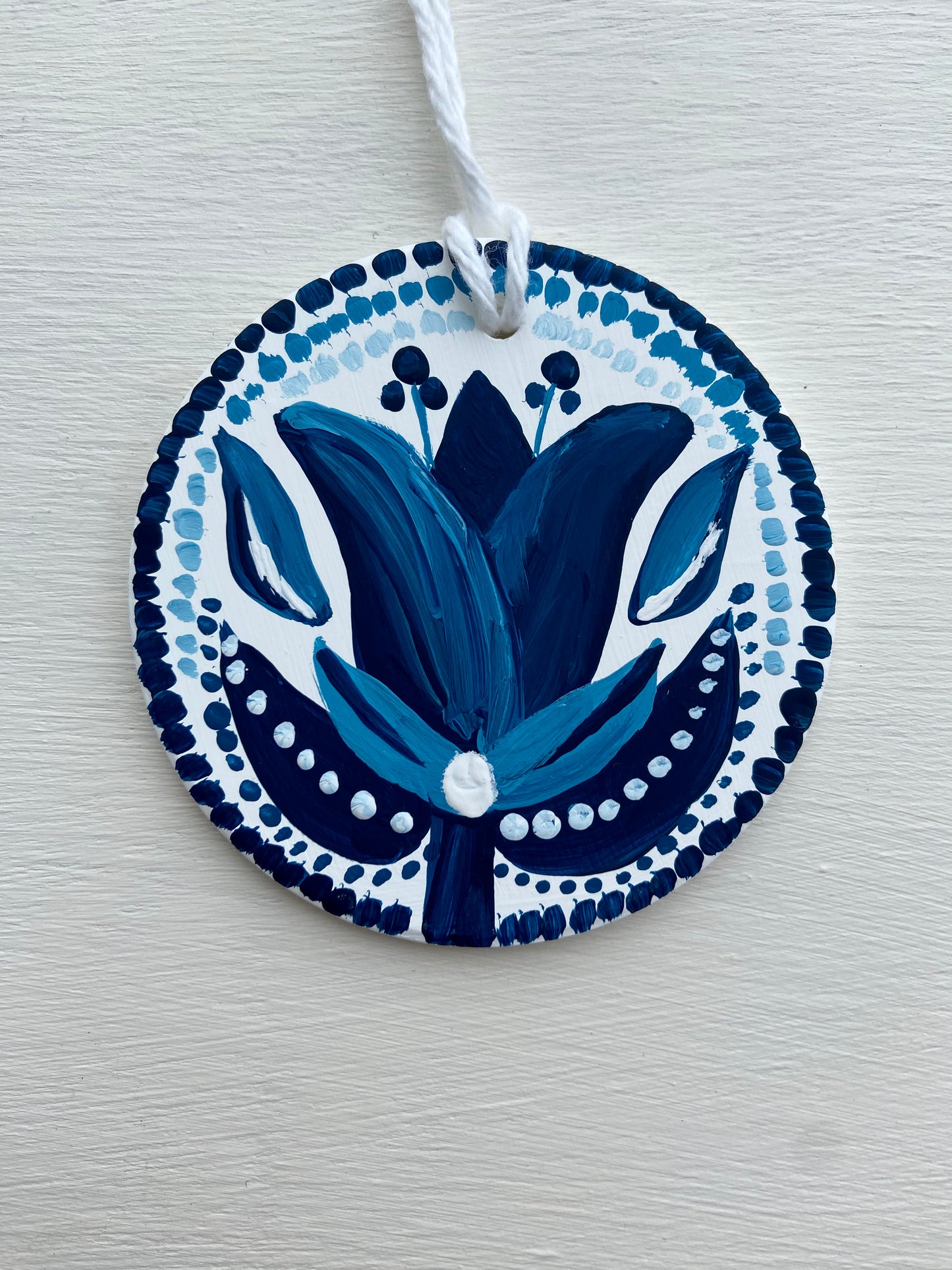 Blue & White Ornaments