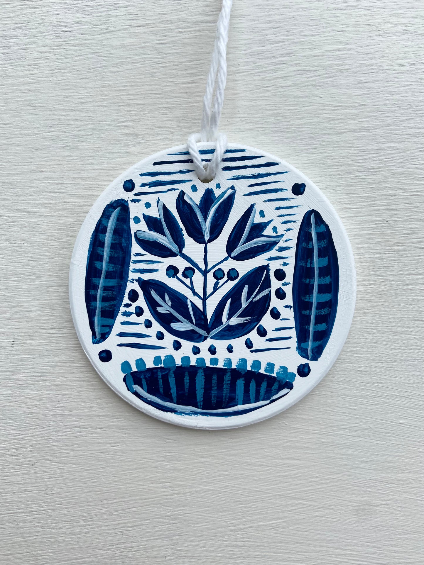 Blue & White Ornaments