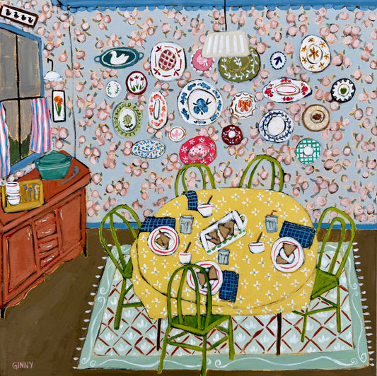Lunch Date 20x20"
