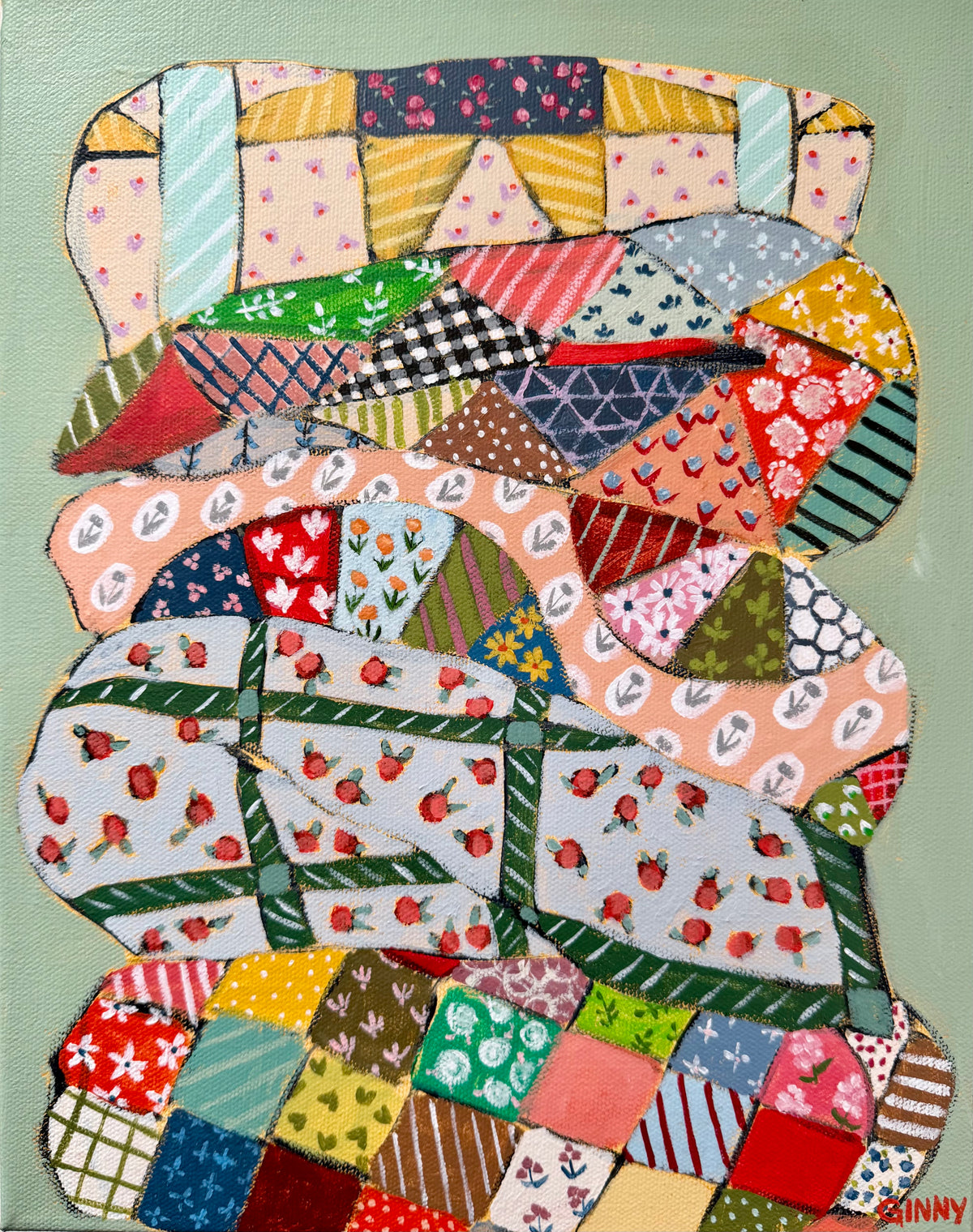 Quilt Season 14x11"