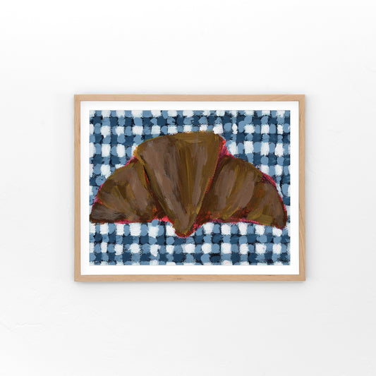 Croissant Art Print