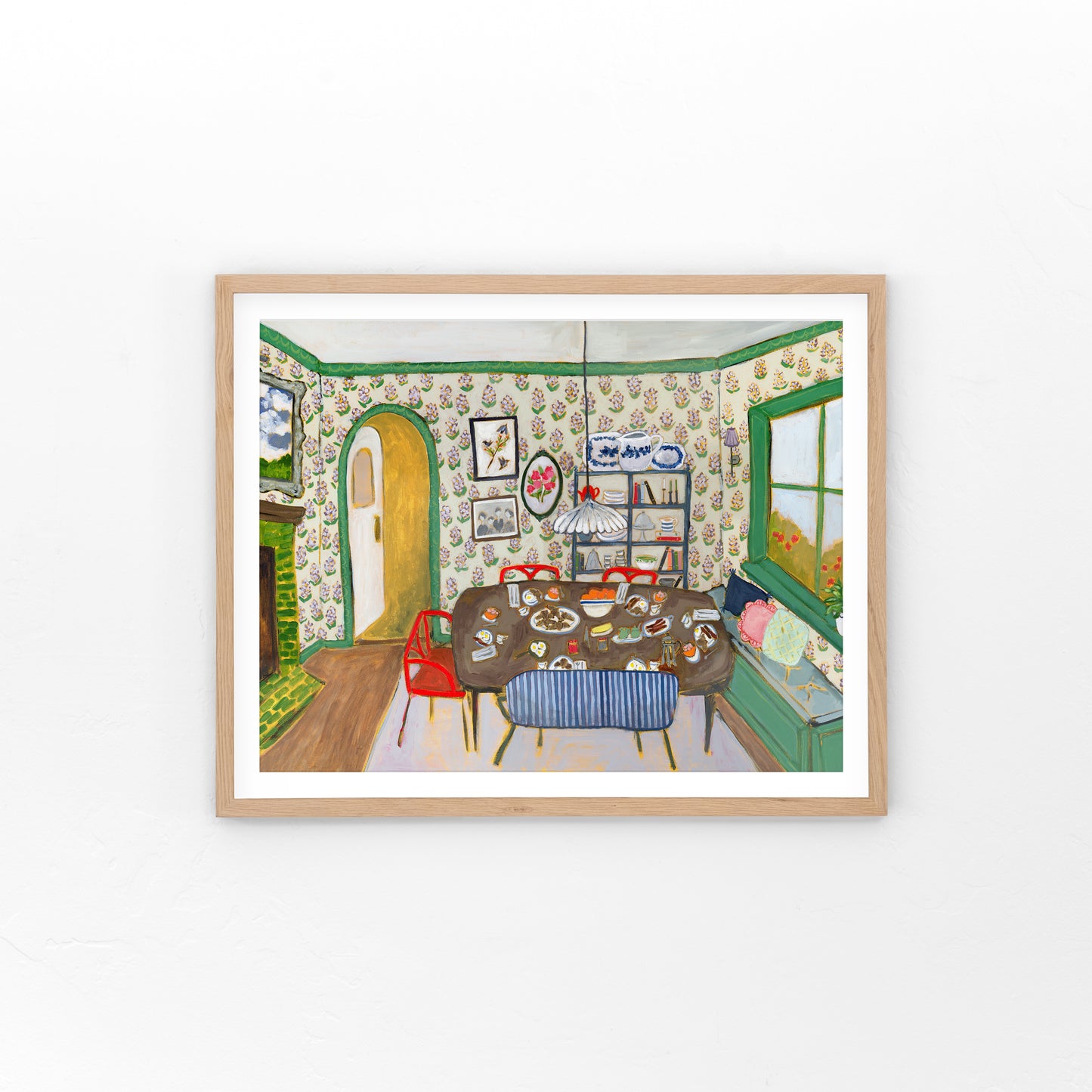 Croissants & Coffee Art Print