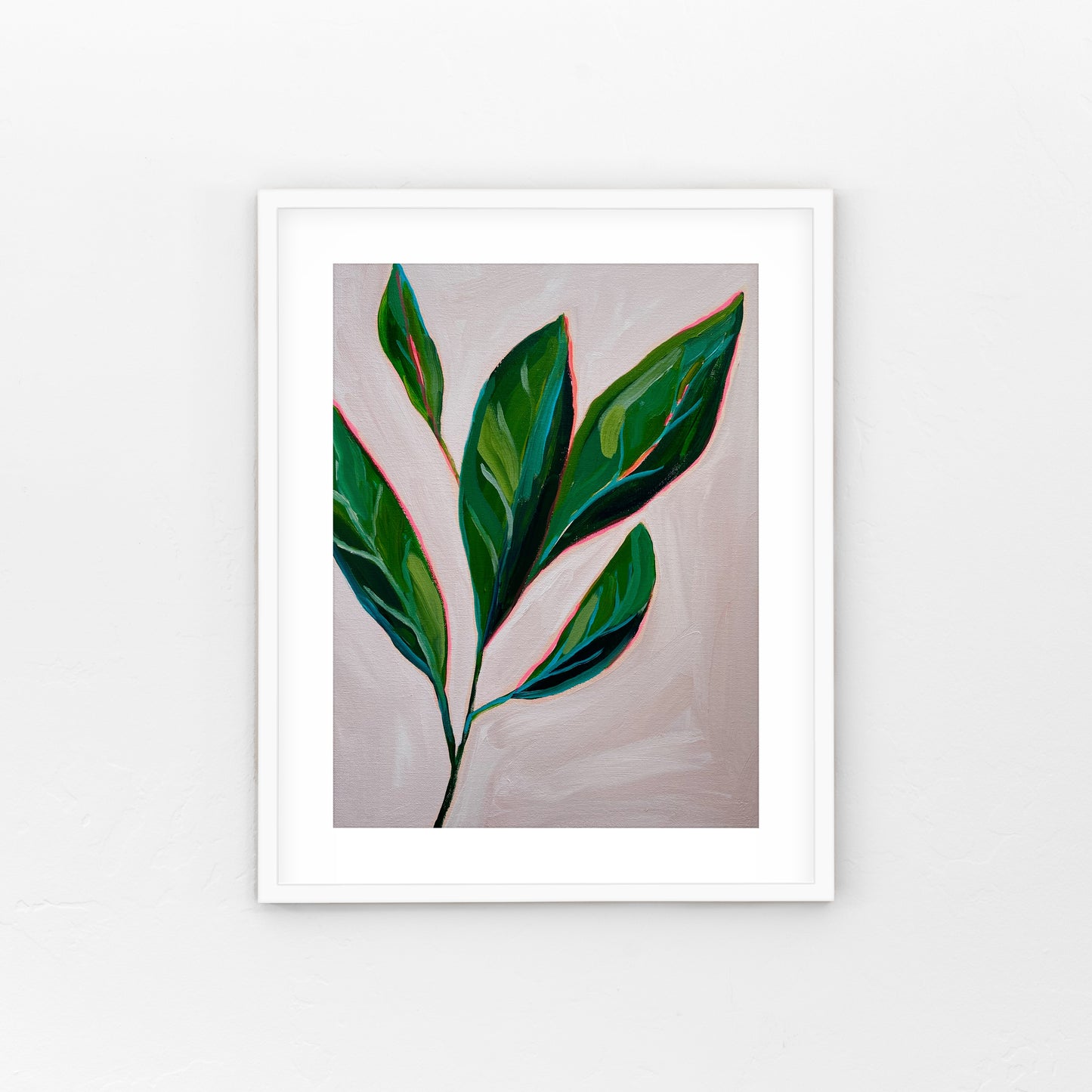 Leaves No.1 Art Print