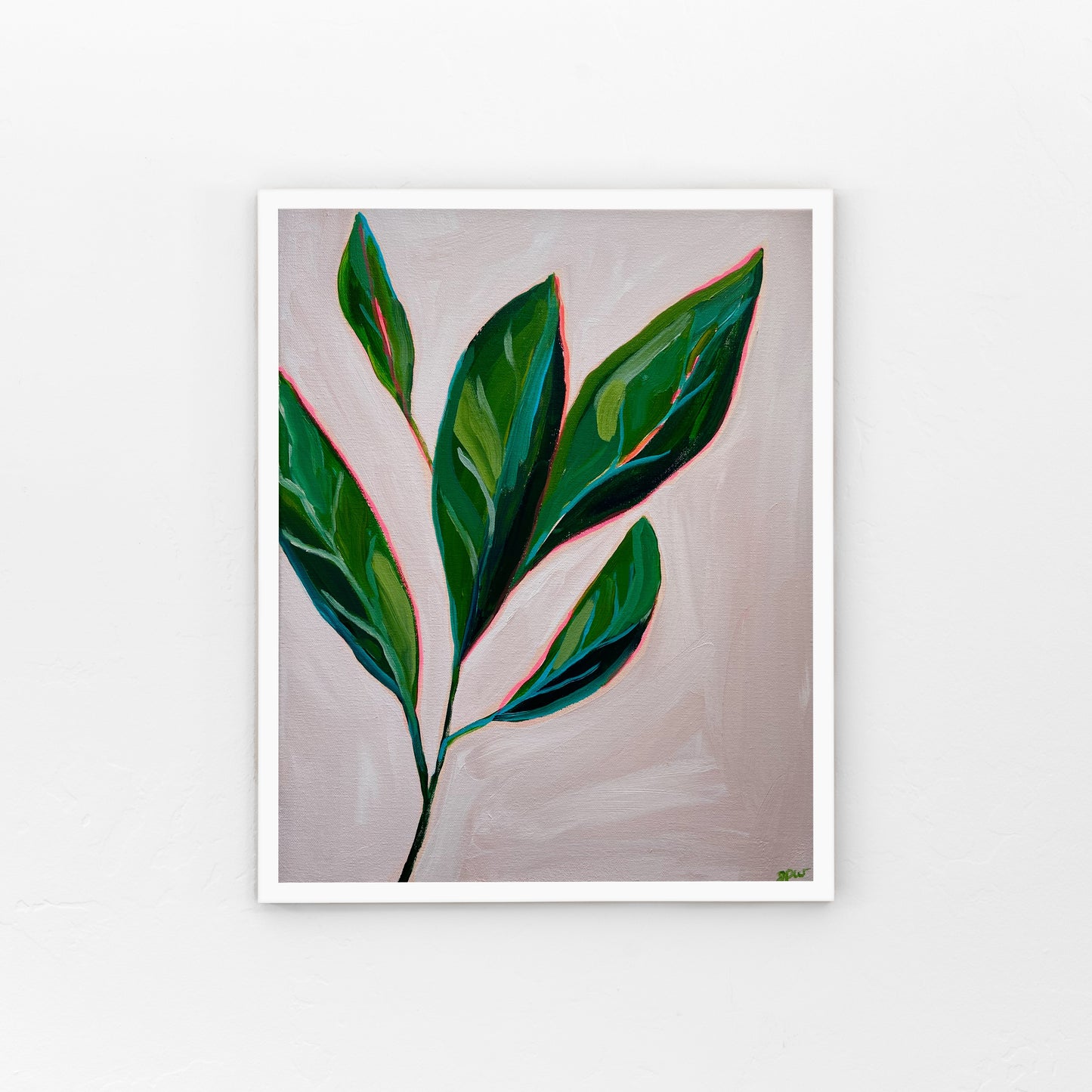 Leaves No.1 Art Print