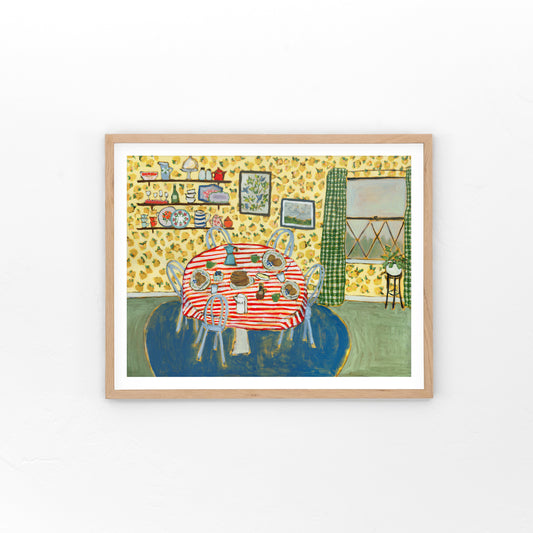 Pancakes & Milk Art Print
