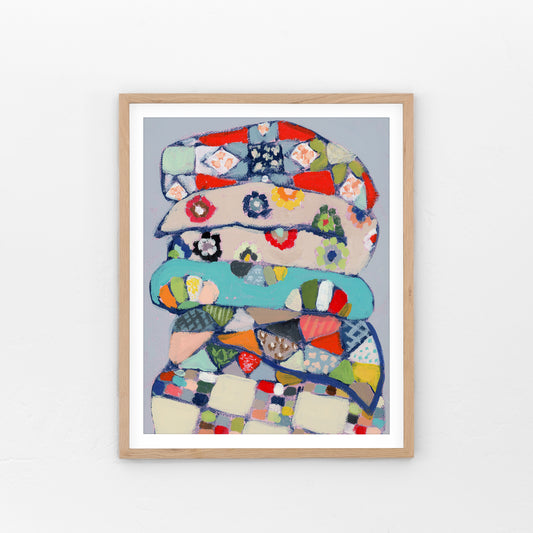 Patchwork Memories Art Print