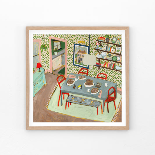 Waffles & Syrup Art Print