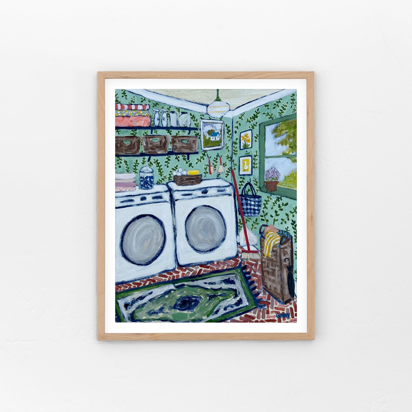 Washing Day Art Print