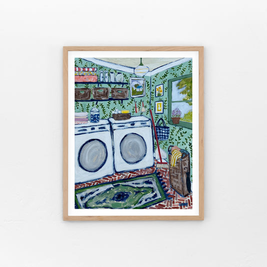 Washing Day Art Print