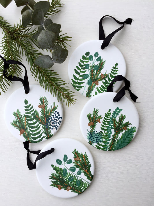 Wintergreen ornaments