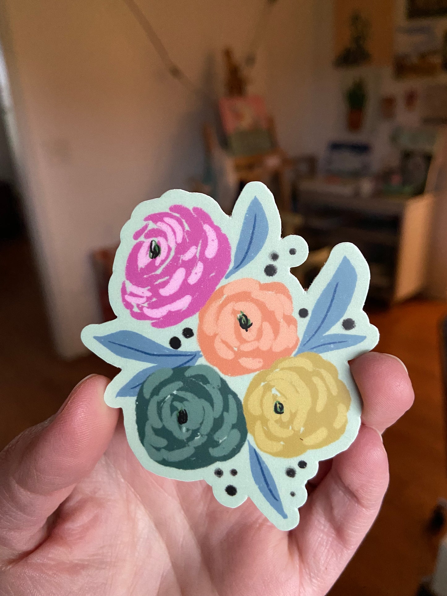 Flower Sticker