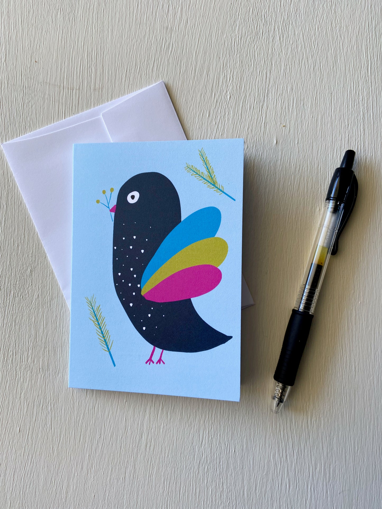 Merry Birds Notecard