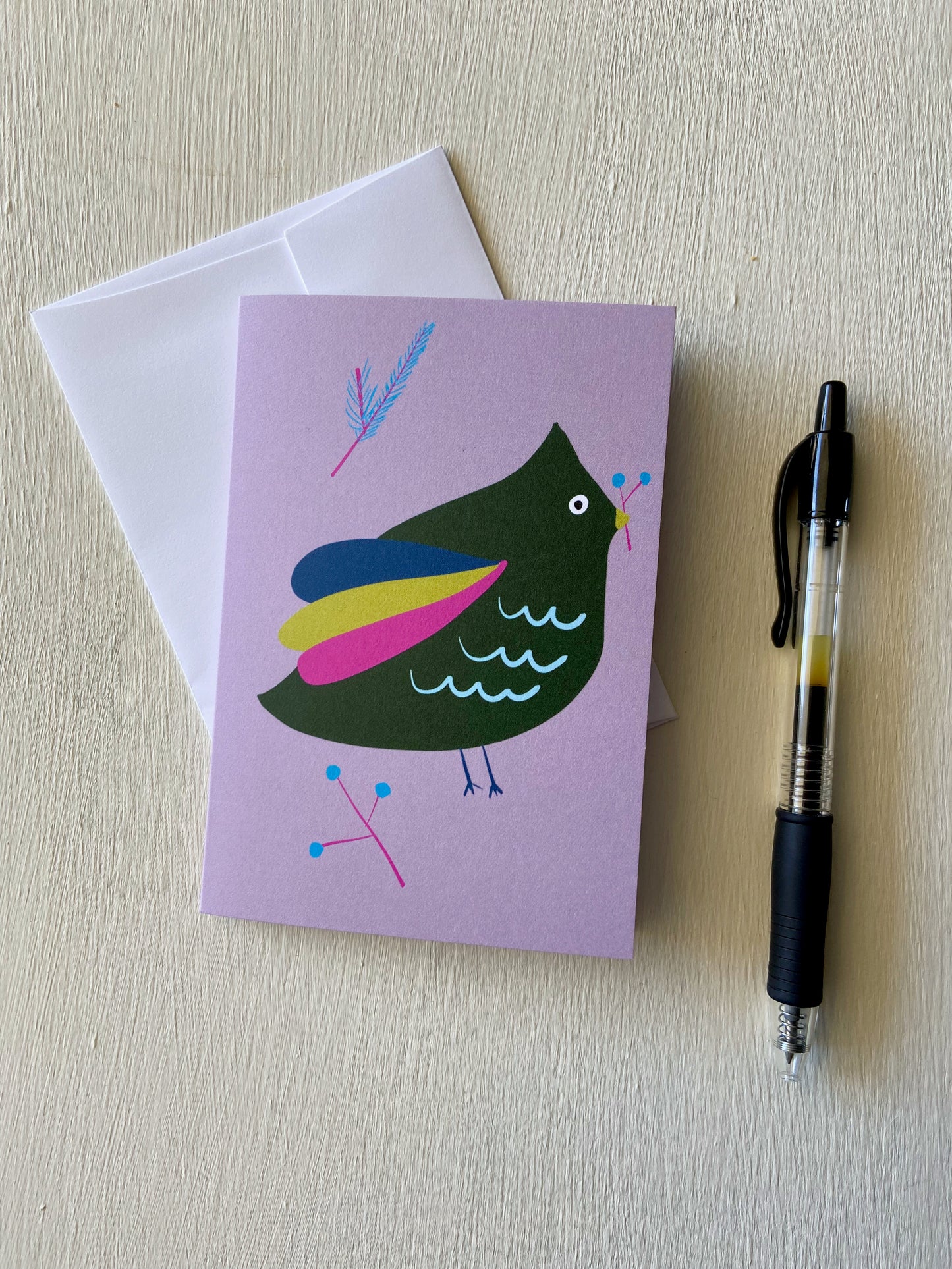 Merry Birds Notecard