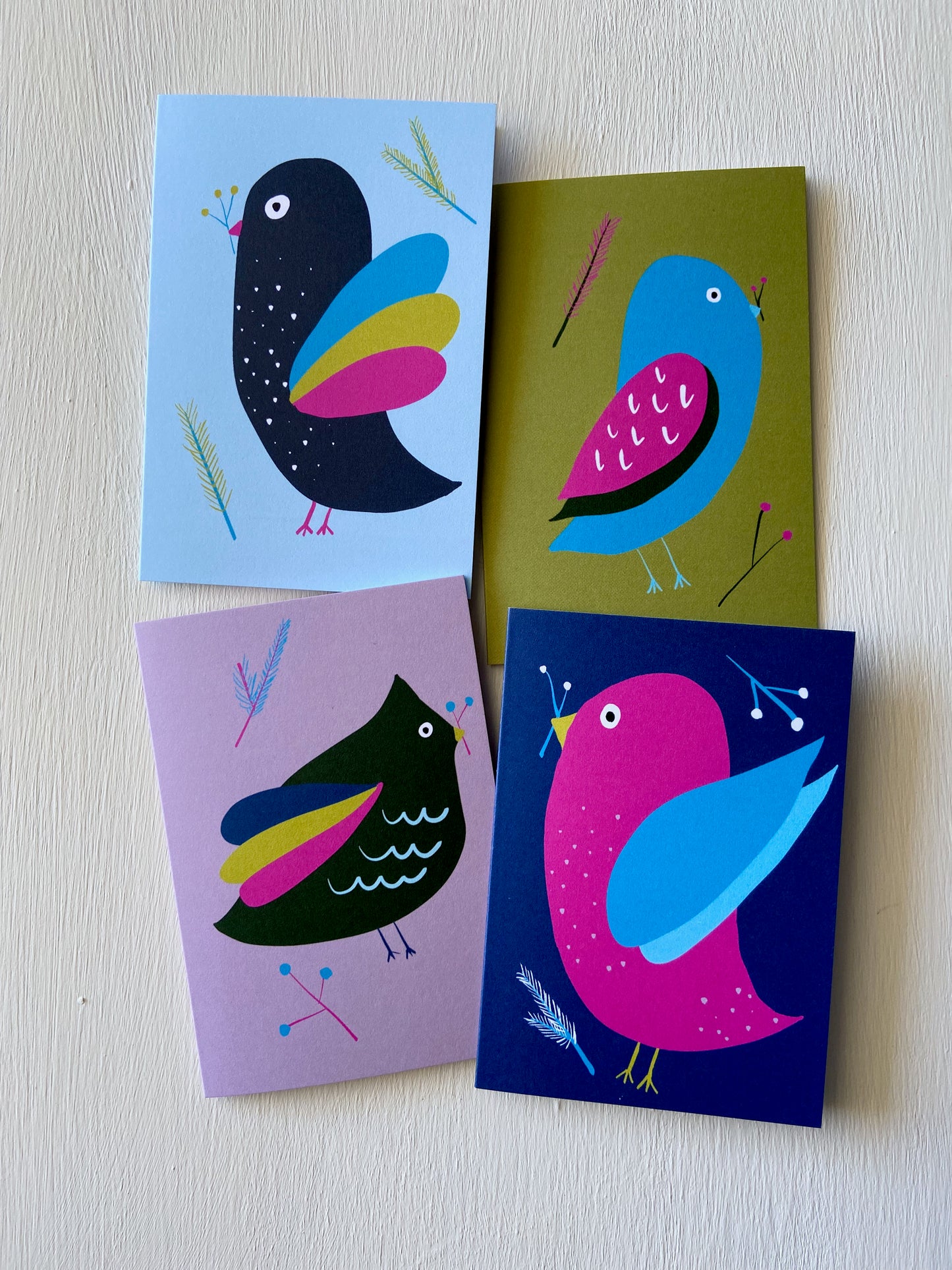 Merry Birds Notecard