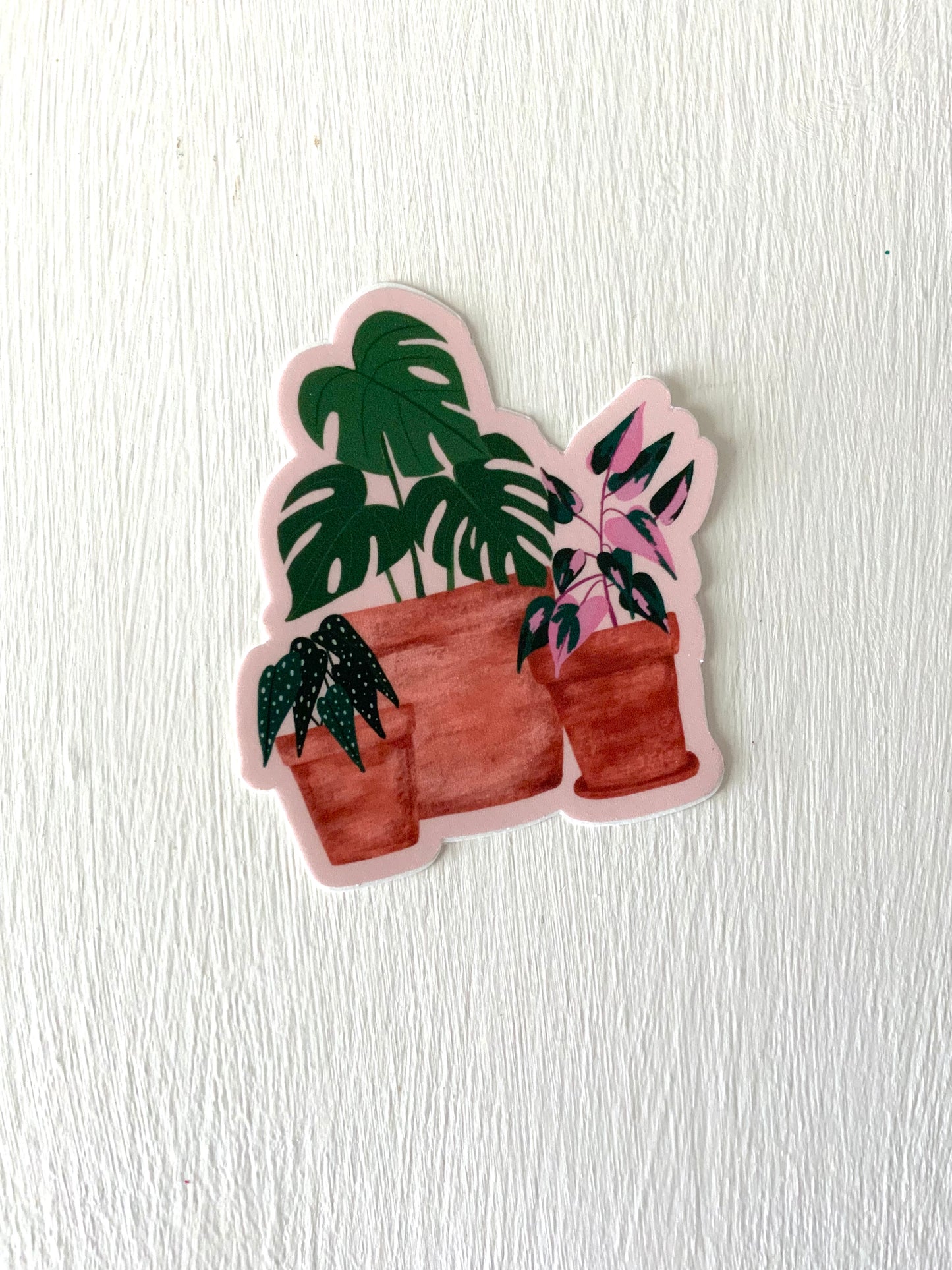 potted plant sticker