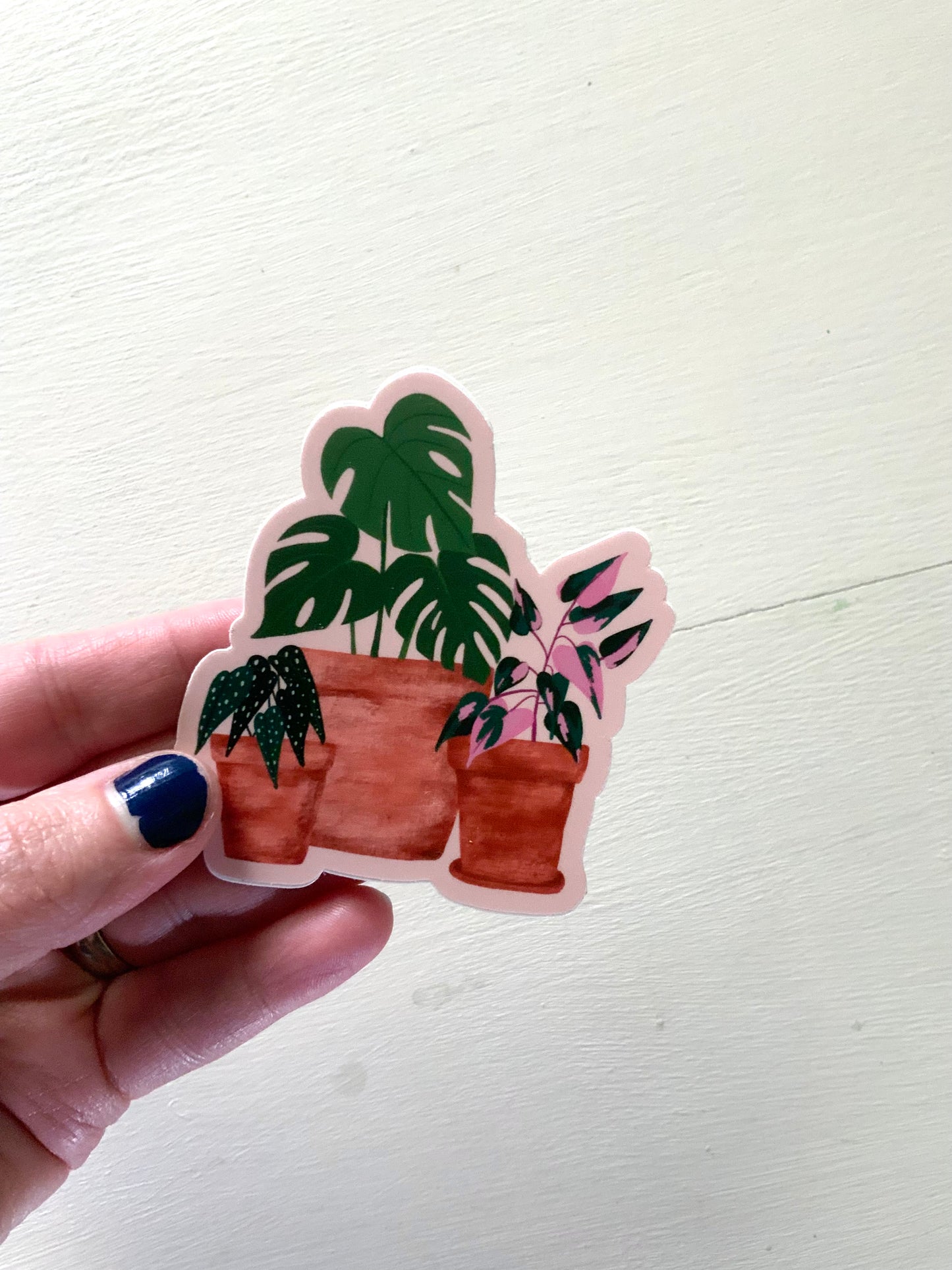 potted plant sticker